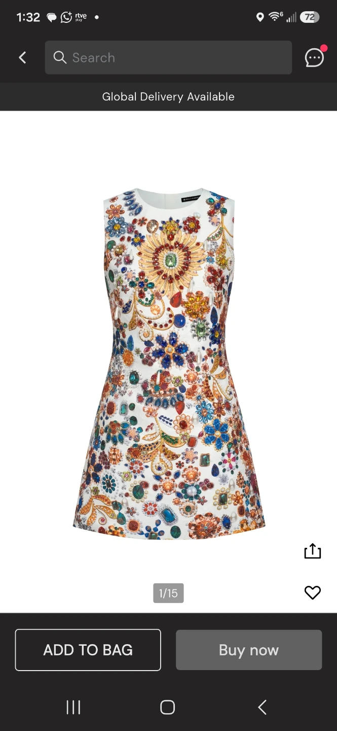 Embellished Sleeveless Mini Dress - photo 2
