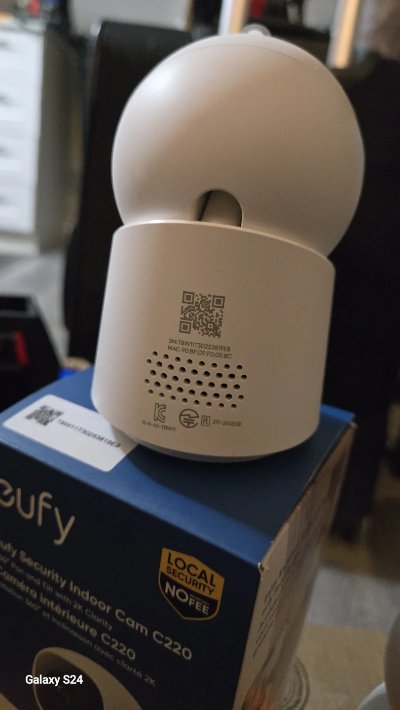 eufy Security Indoor Cam C220 2K Pan & Tilt WiFi Security Camera - photo 2