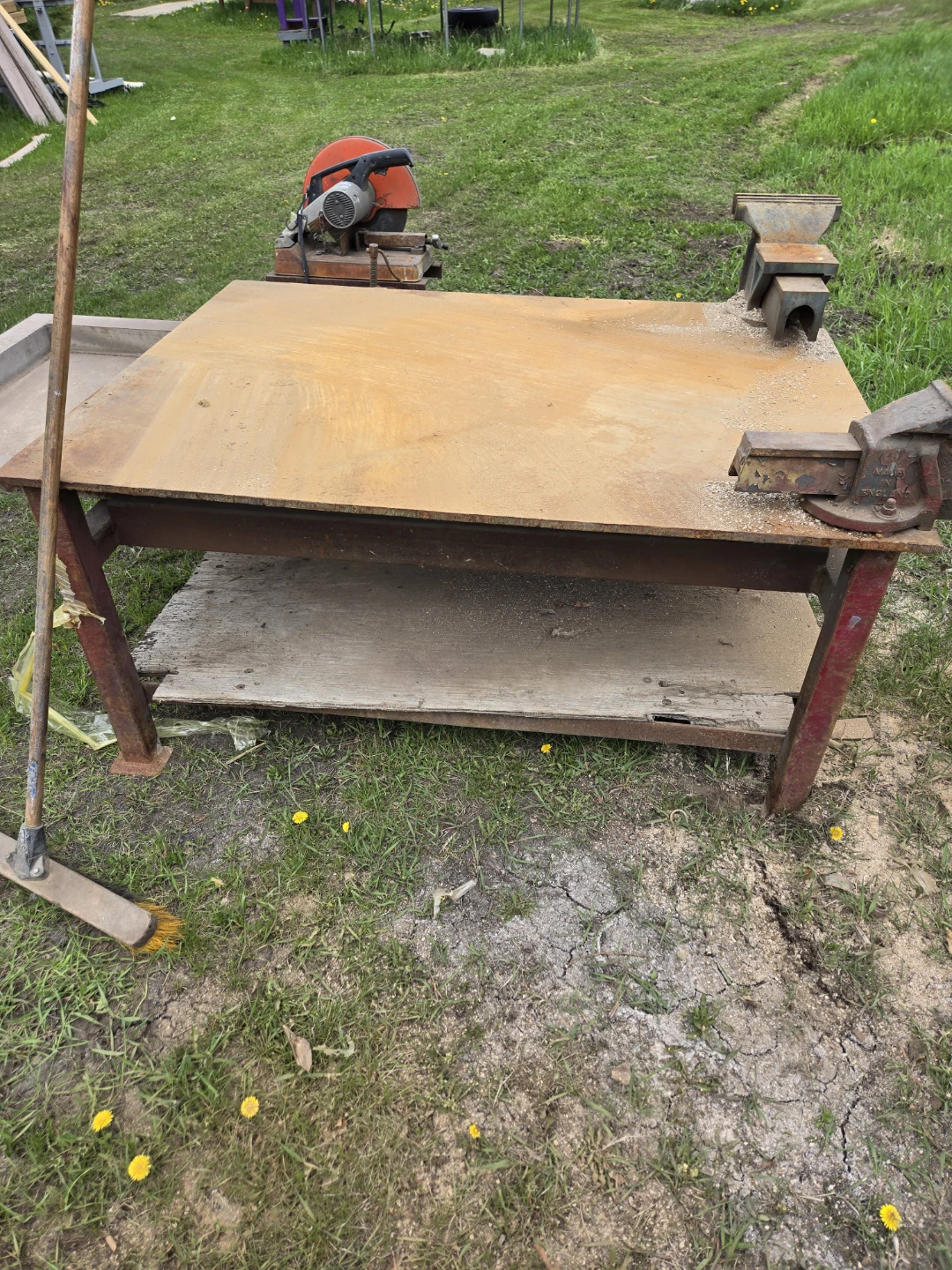 5x4 steel welding table