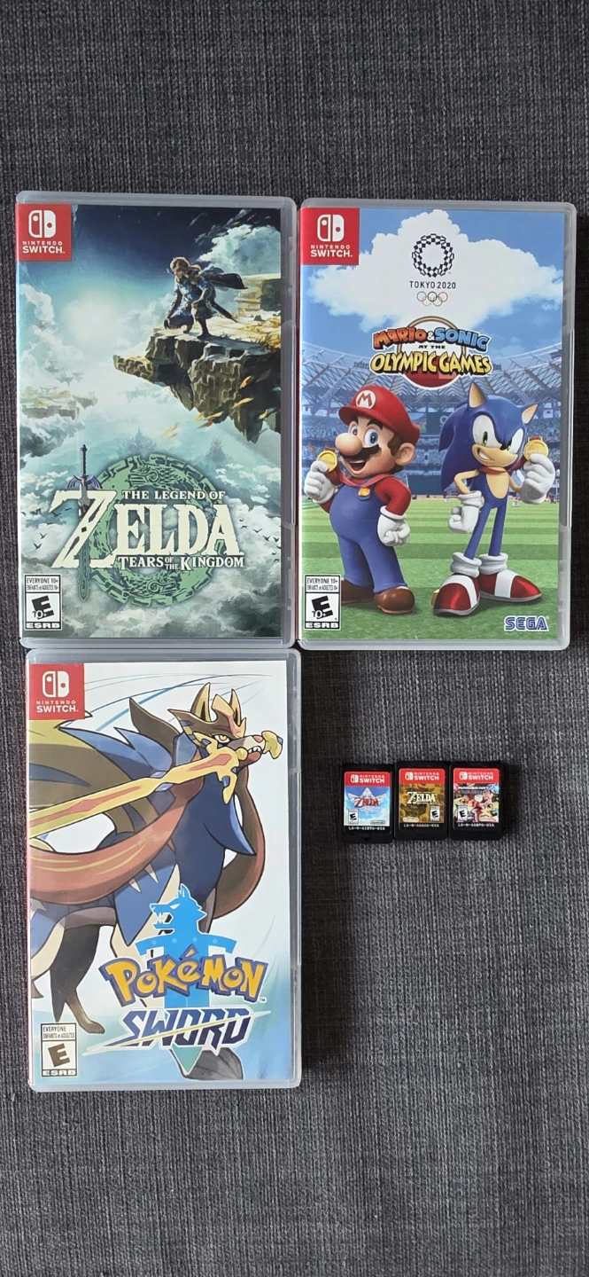 Switch Games - Zelda, Mario, Pokemon
