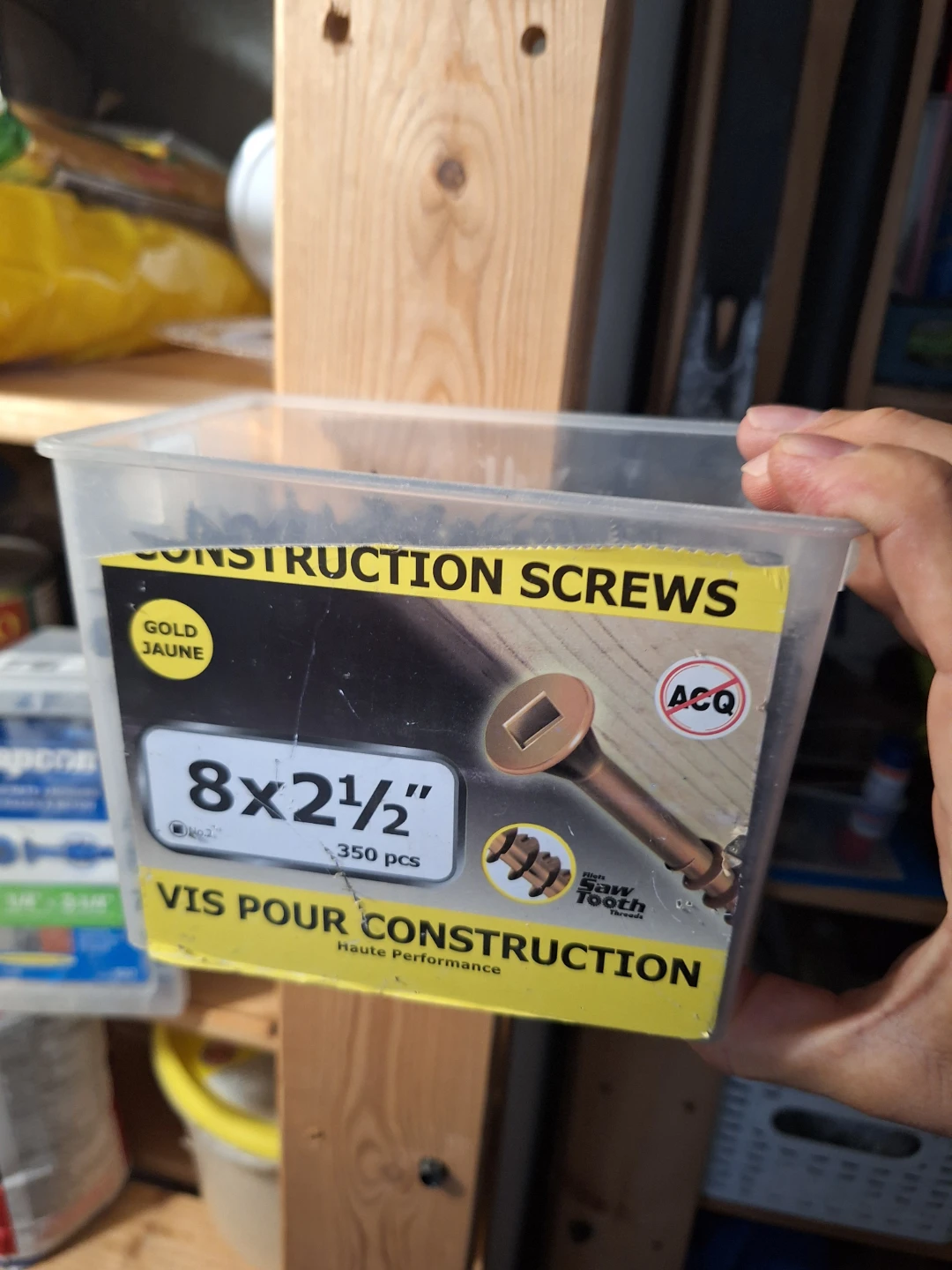 Construction Screws - 8 x 2 1/2"