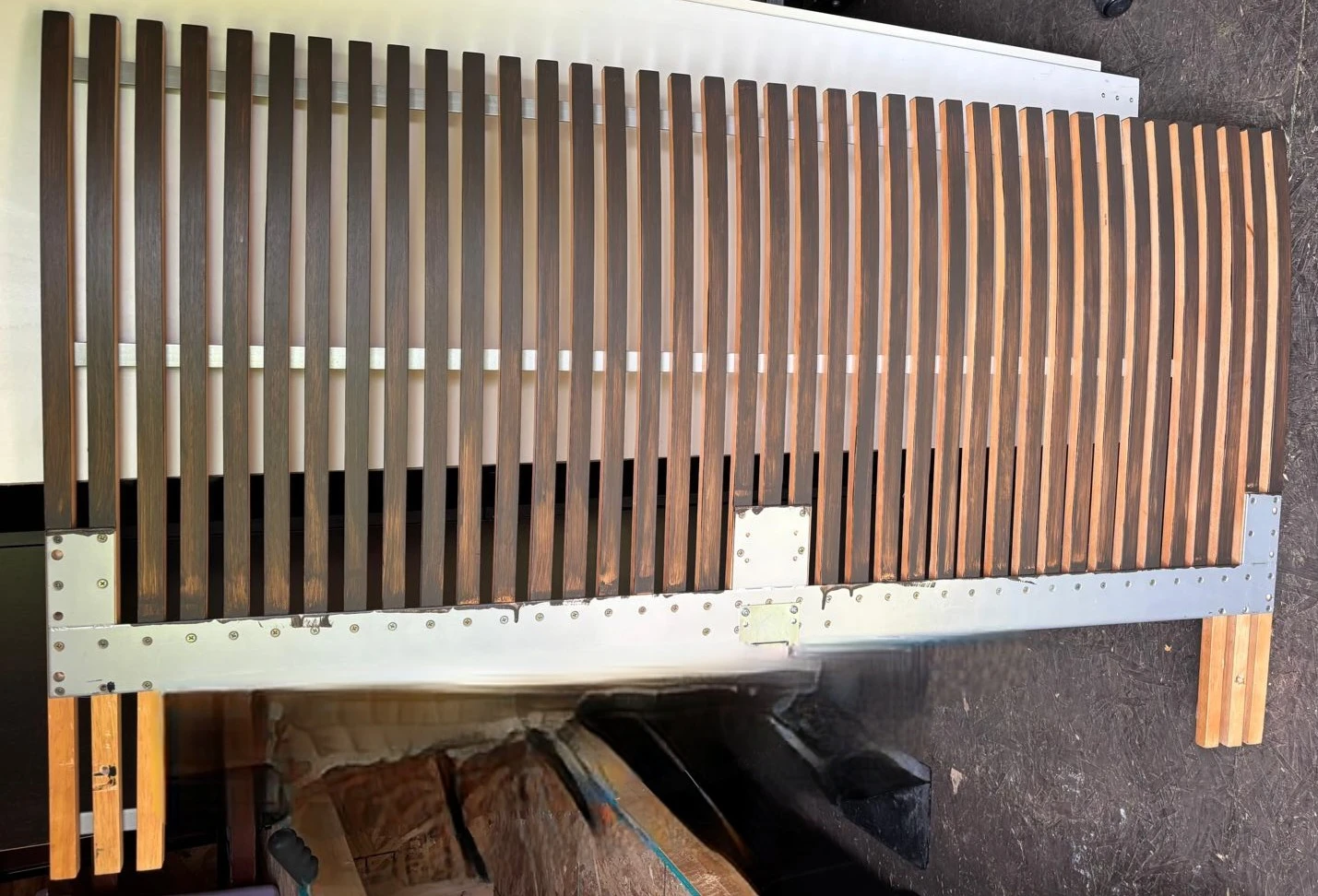 Wooden Slat Headboard - photo 3