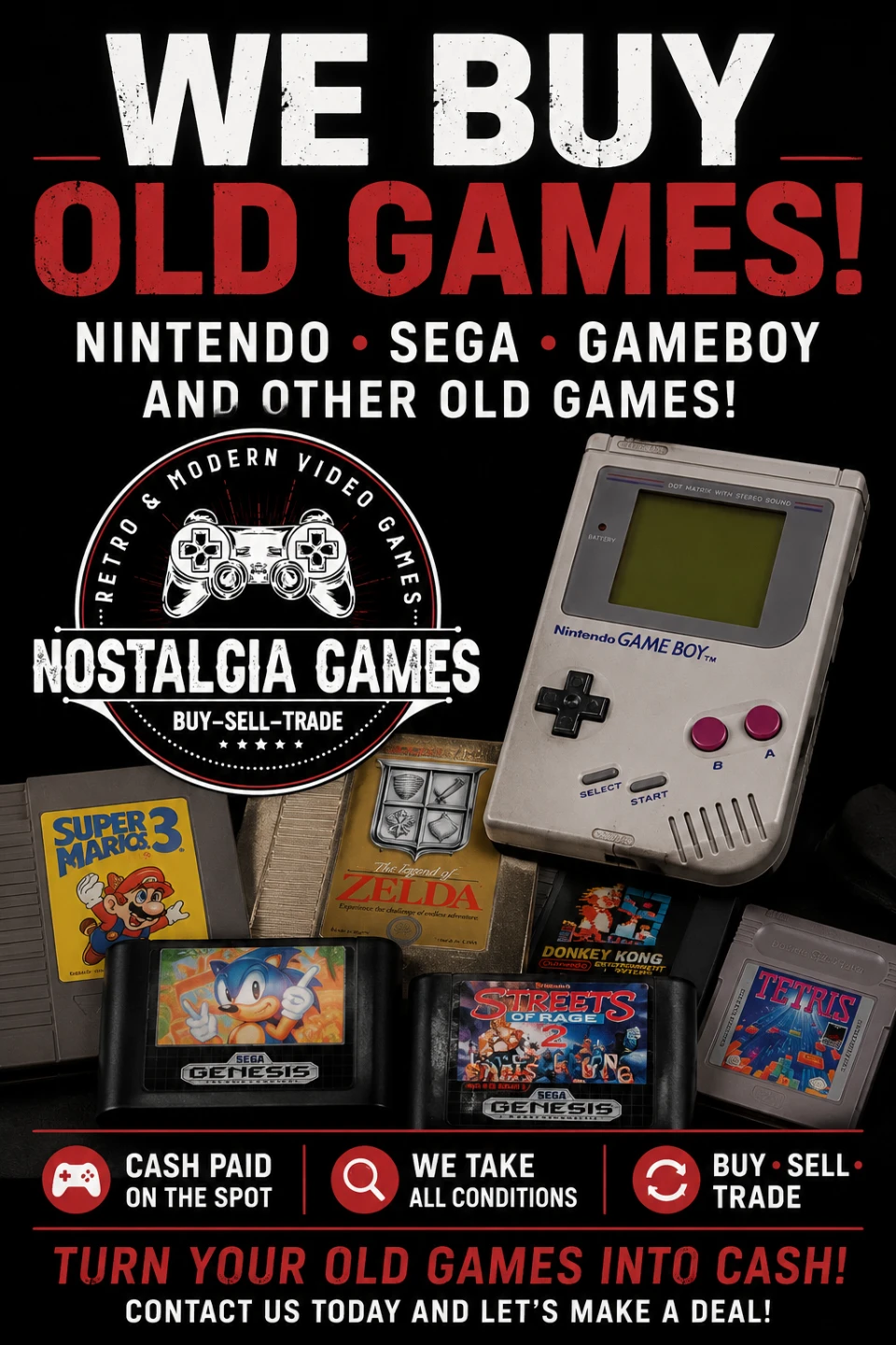 Buying Old Video Game Stuff!