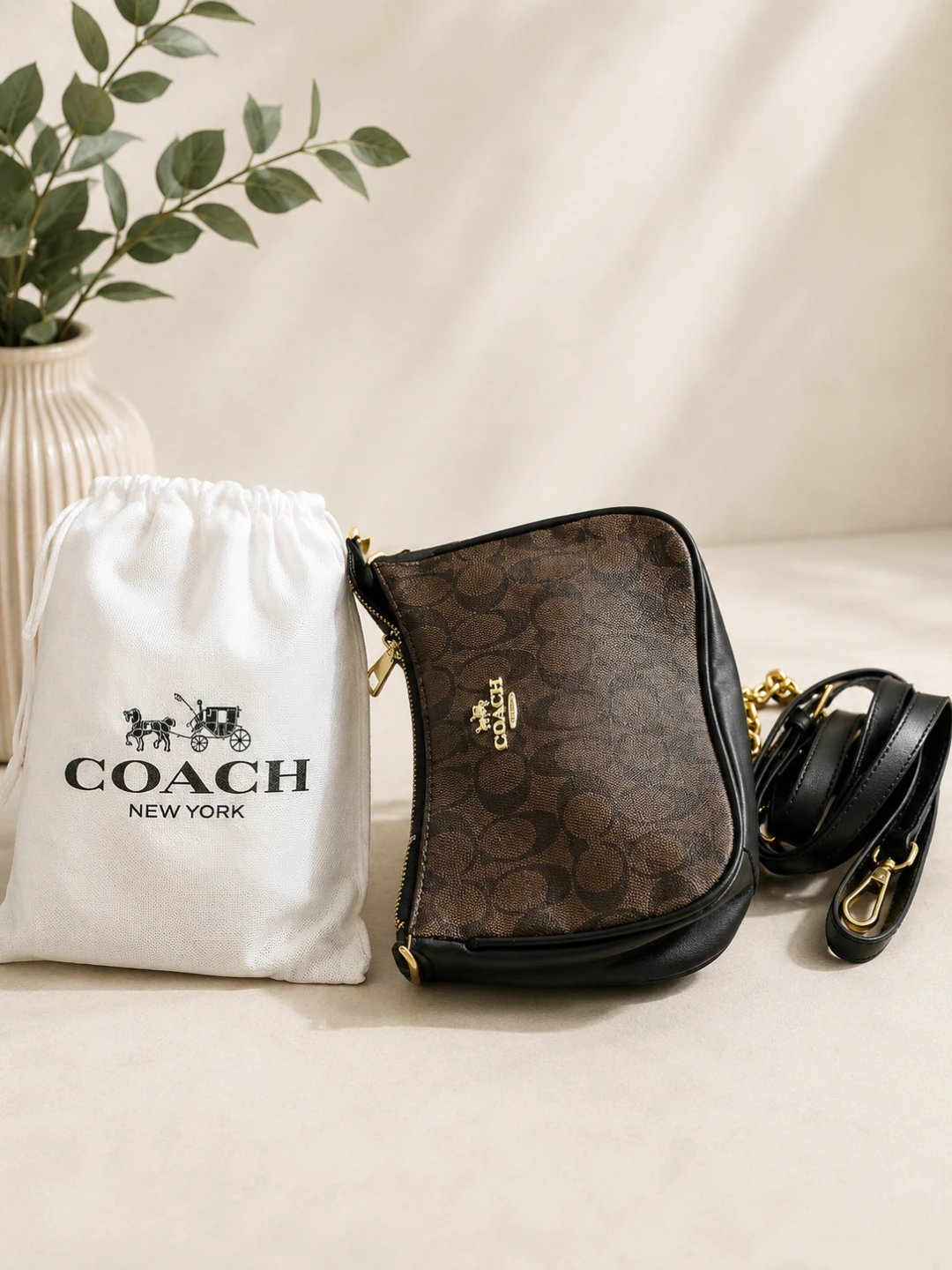 Coach Monogram Crossbody Bag