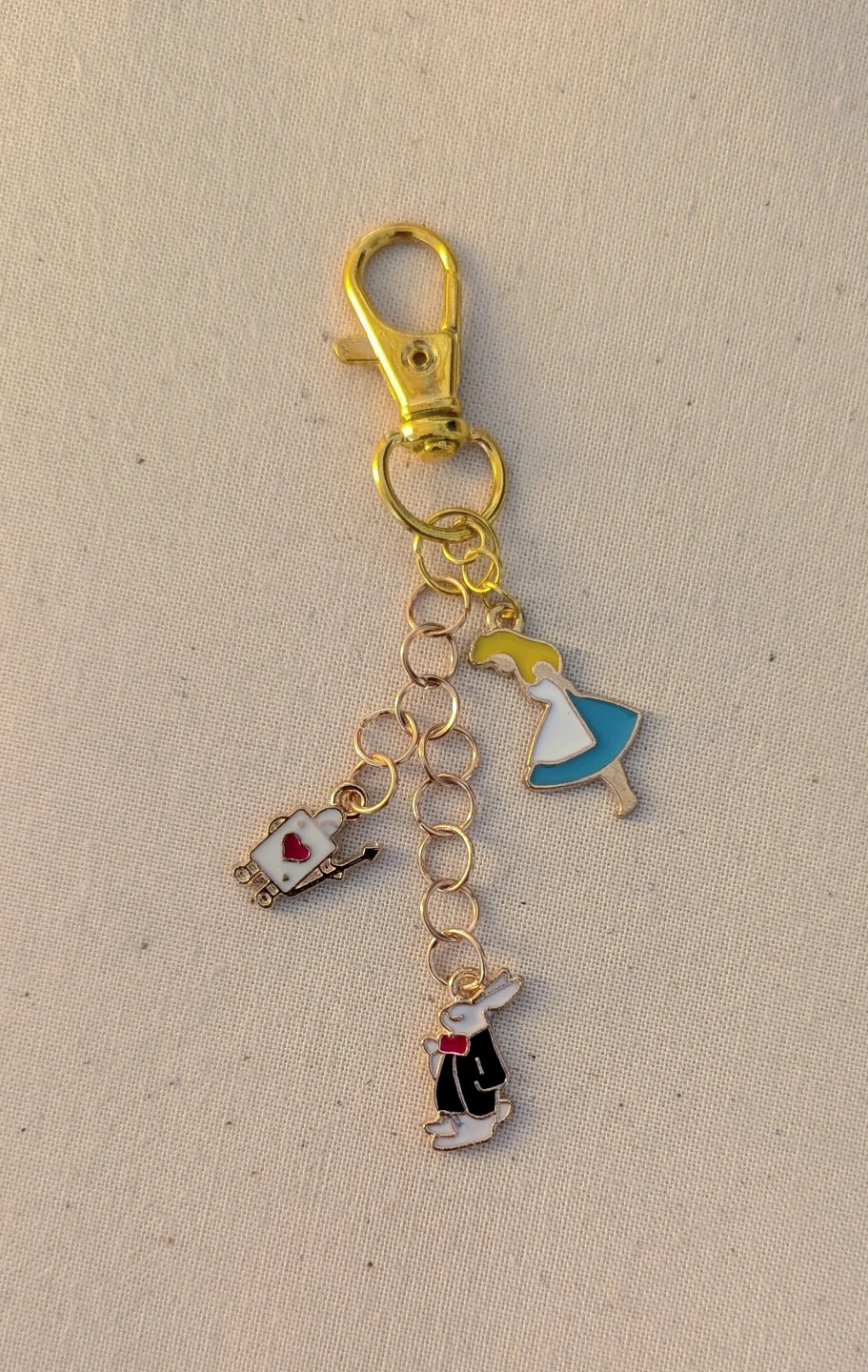 Alice in Wonderland keychain
