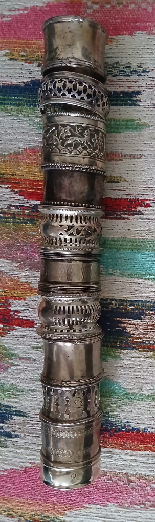 Set of 9 Silver Napkin Rings - photo 2