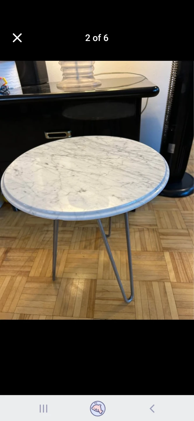 Marble Top Side Table - photo 4