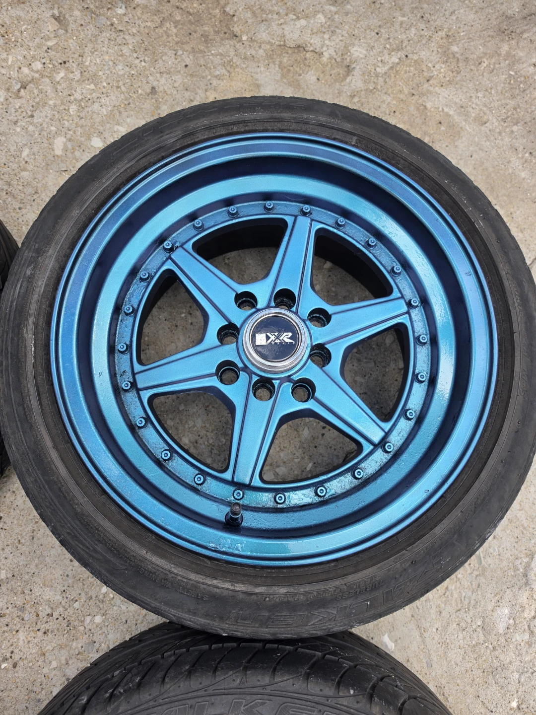 15 inch XXR rims wheels 4x100 4x114.3 new tires chameleon - photo 2