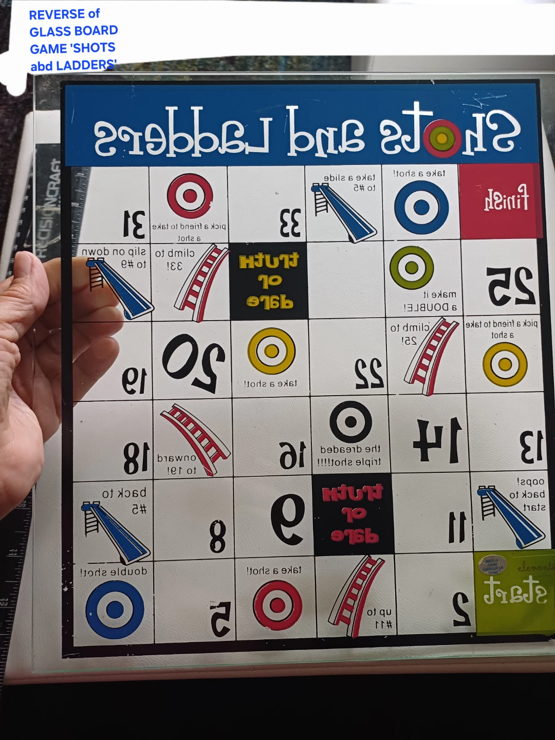 FREE Shots and Ladders Game Board - photo 3