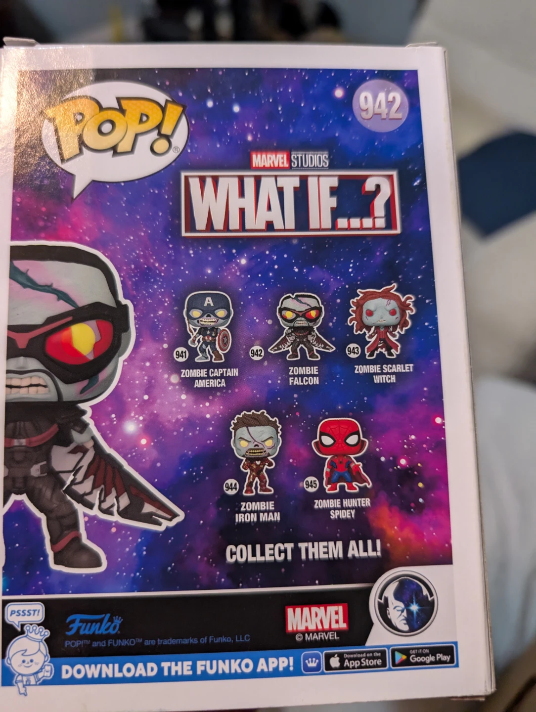 Funko Pop! Marvel What If...? Zombie Falcon #942 - photo 2