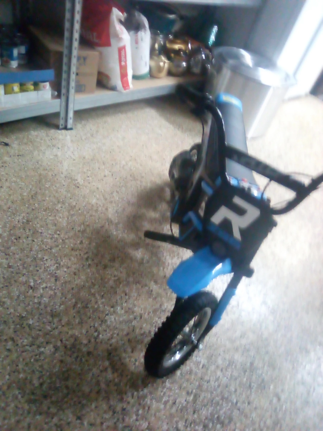 Kids Electric Dirt Bike Blue - photo 2