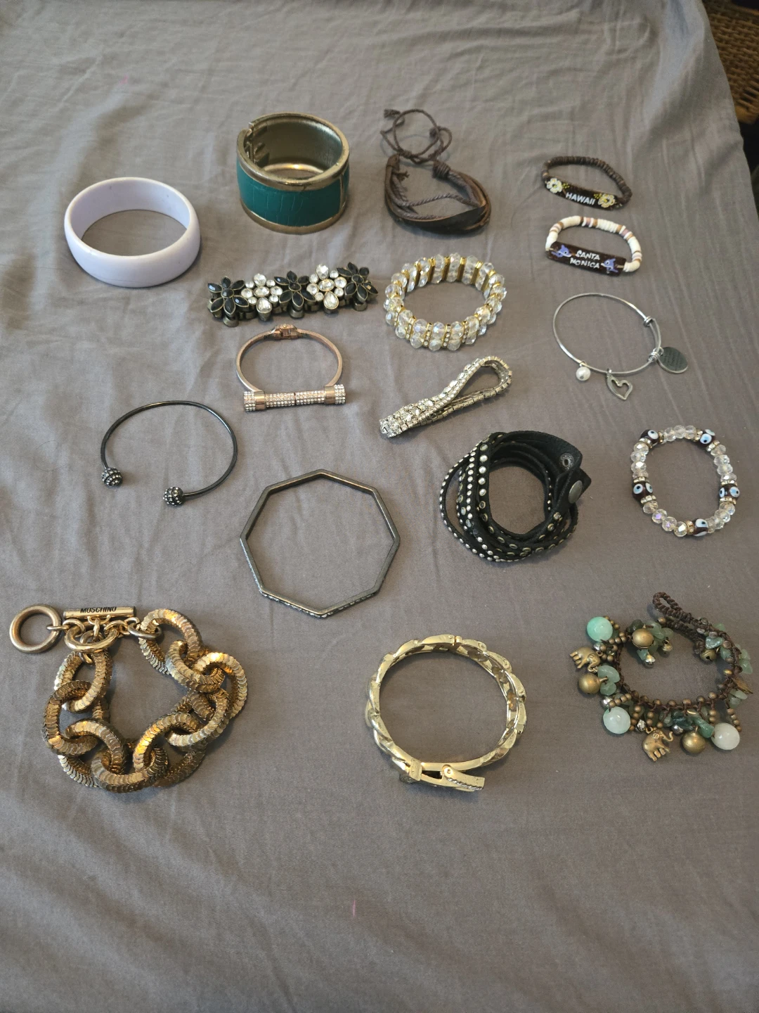 Bracelet haul incl. Moschino, Guess