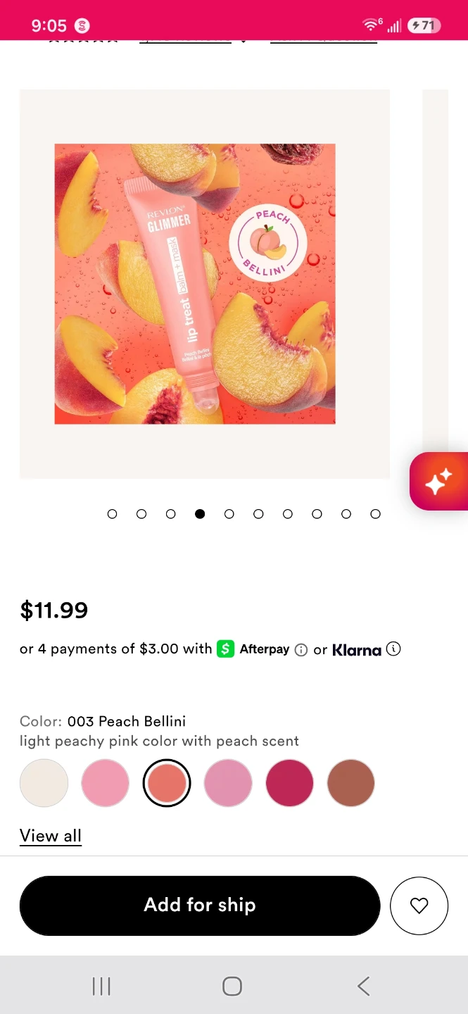 Revlon Glimmer Lip Treat Balm + Mask in Peach Bellini ⚽️ - photo 3