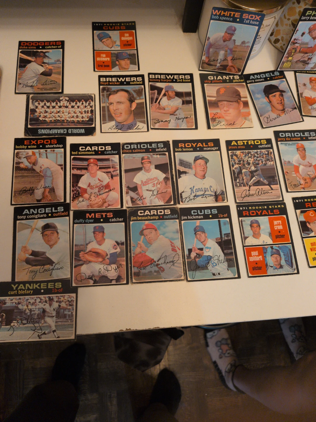 Collection of Vintage Baseball Cards