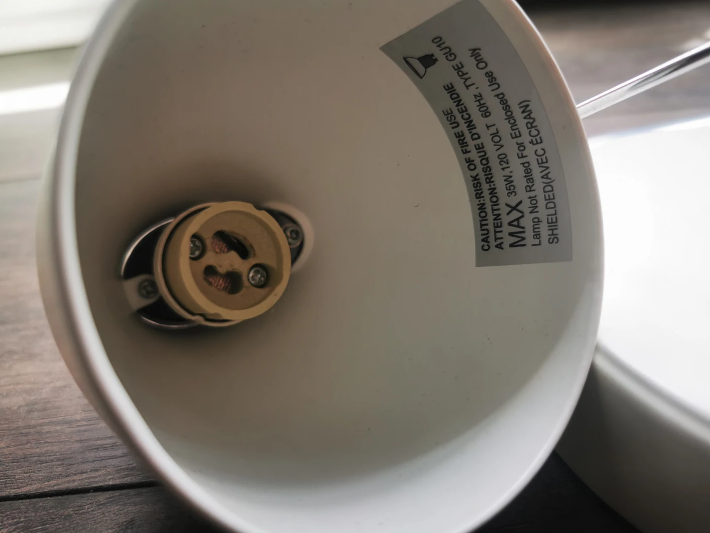 IKEA Desk Lamp with 4 GU10 LED Bulbs - photo 2