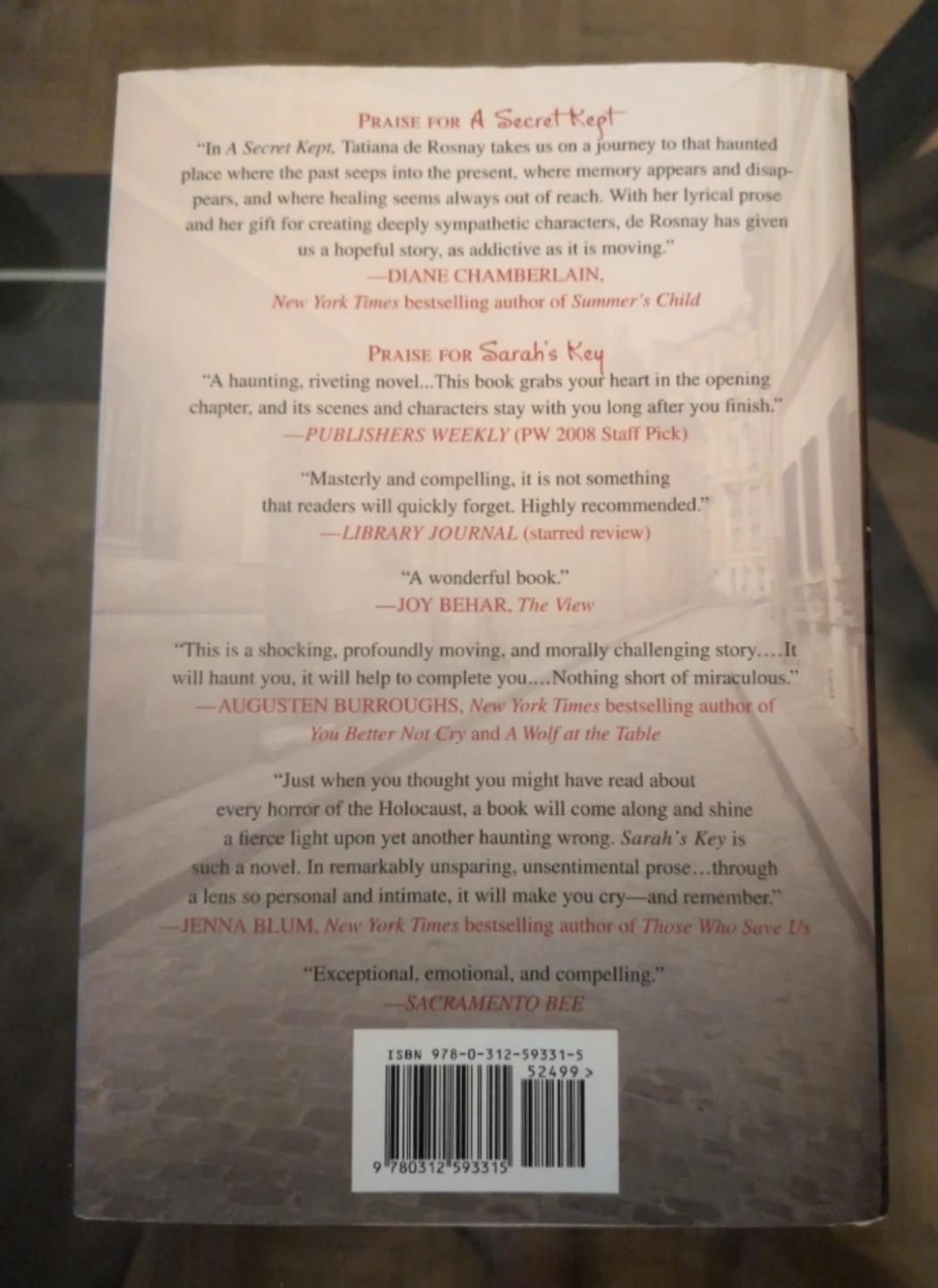 A Secret Kept by Tatiana de Rosnay Paperback Book - photo 2