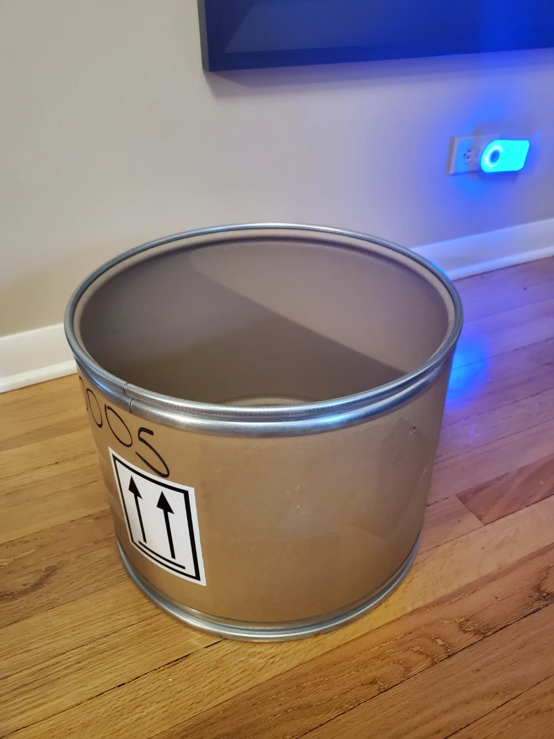 Metal and Cardboard Drum Container