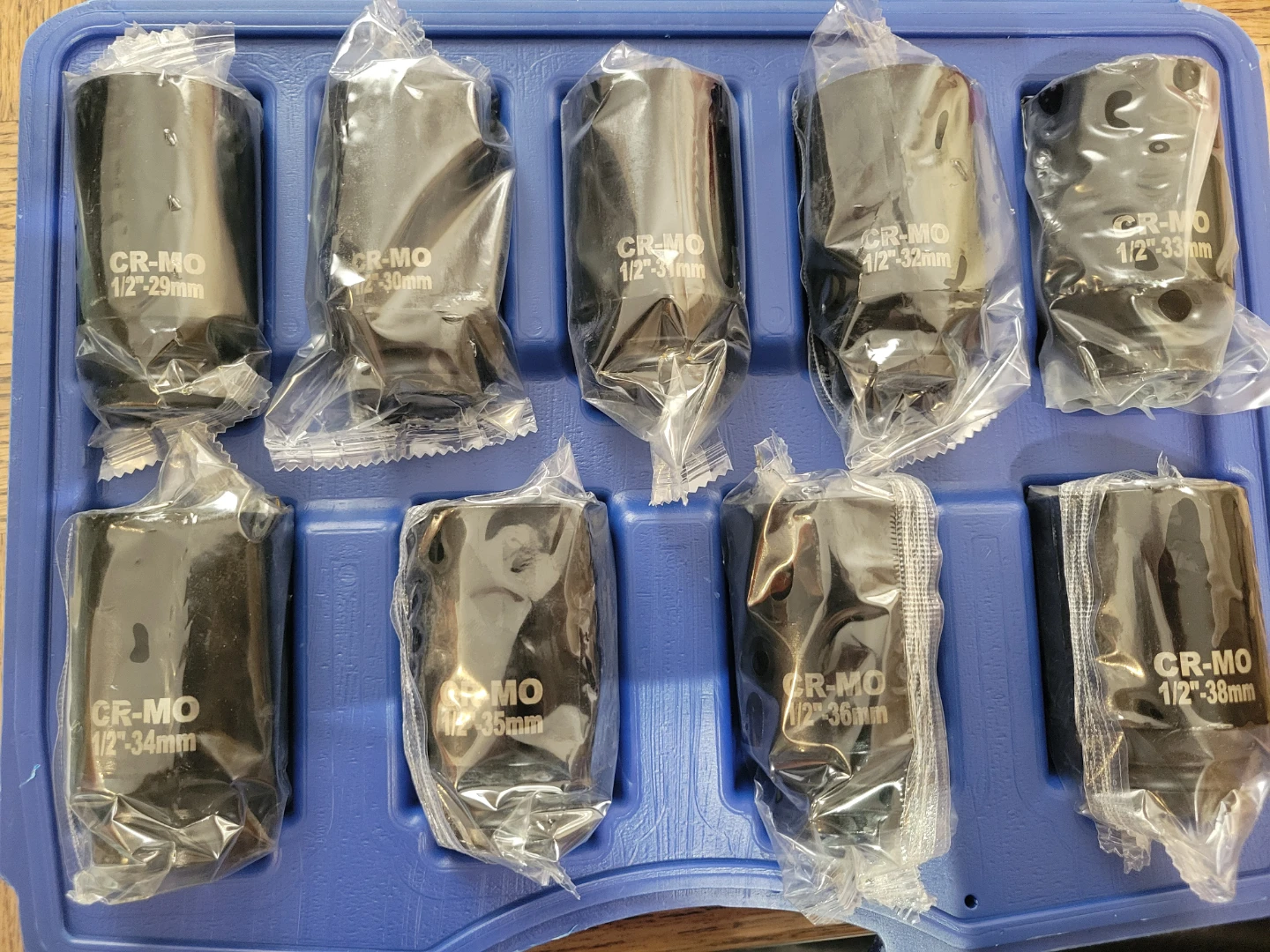 CR-MO 1/2" Drive Socket Set. NEW!! - photo 2
