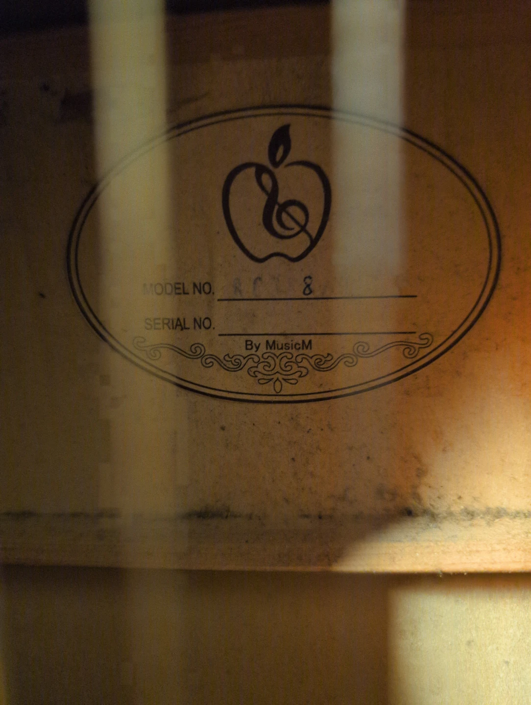 Apple Brand Acoustic Guitar - Blue - photo 4