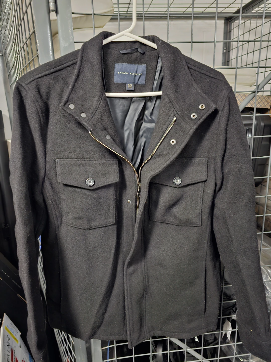 Banana Republic Men's Black Wool Blend Blazer - photo 3