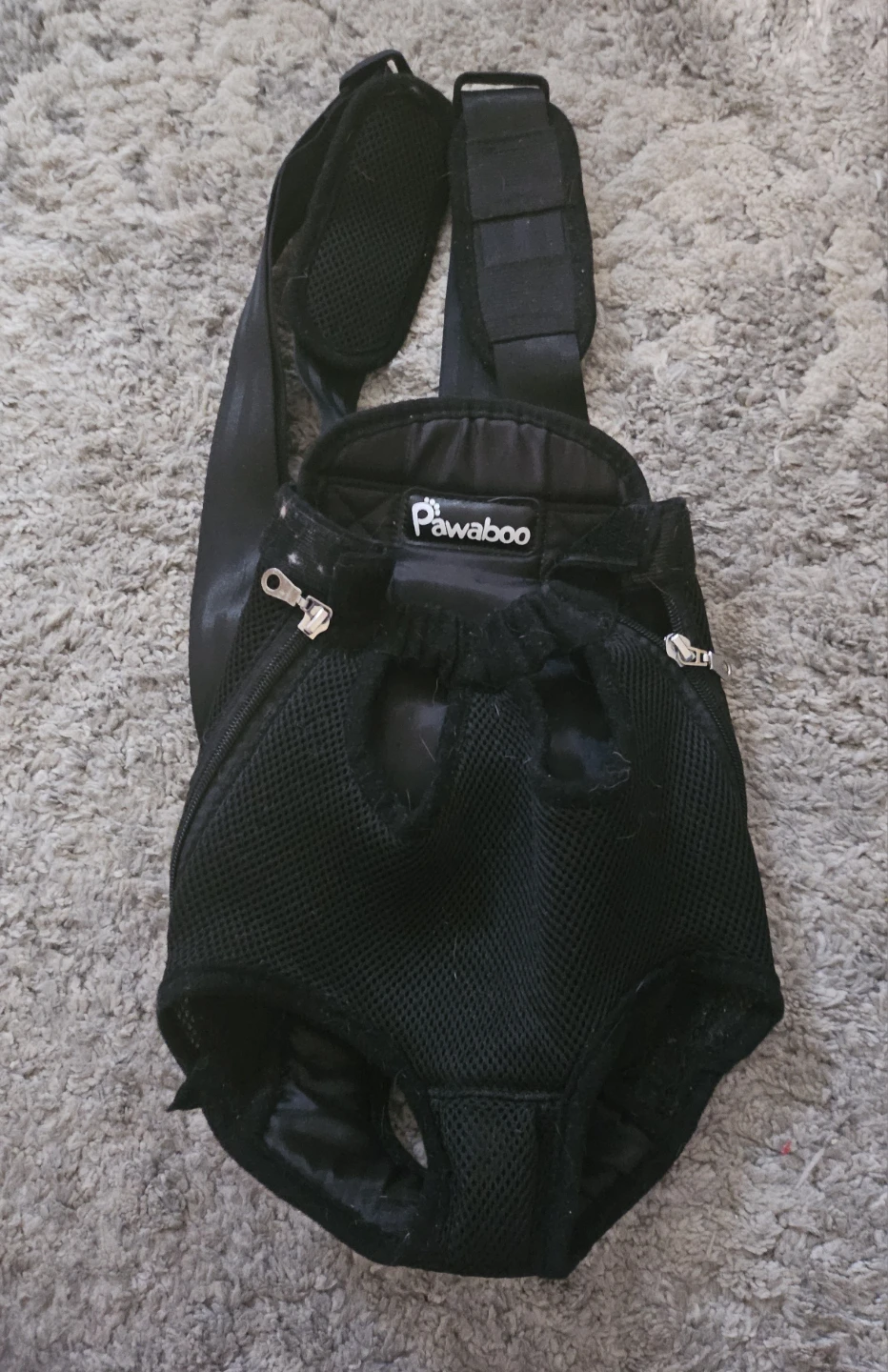 Pawaboo Pet Front Carrier backpack- Black