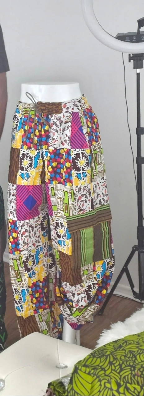 Patchwork Boho Style Harem Pants