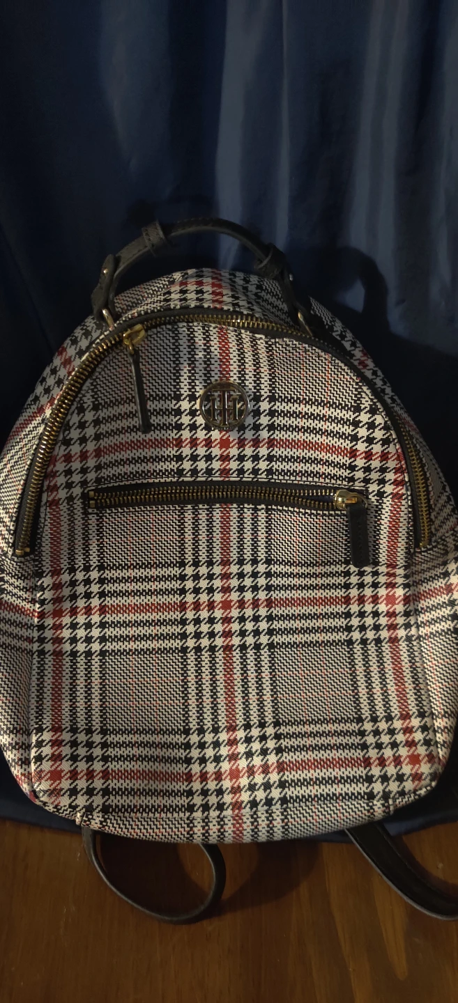 Tommy Hilfiger Plaid Backpack M/L