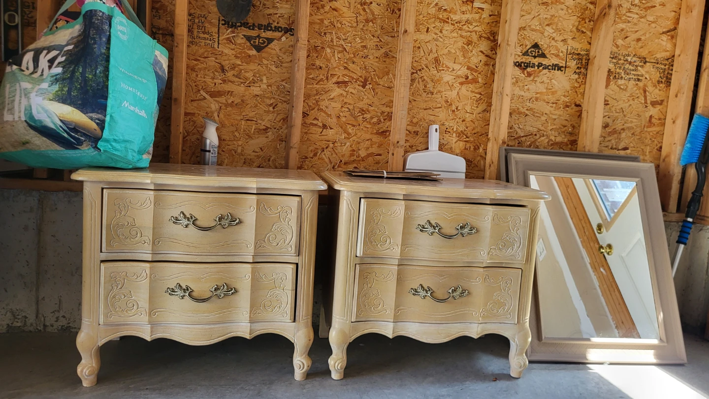 Bedroom Armoire, Dresser, and Nightstands - photo 3