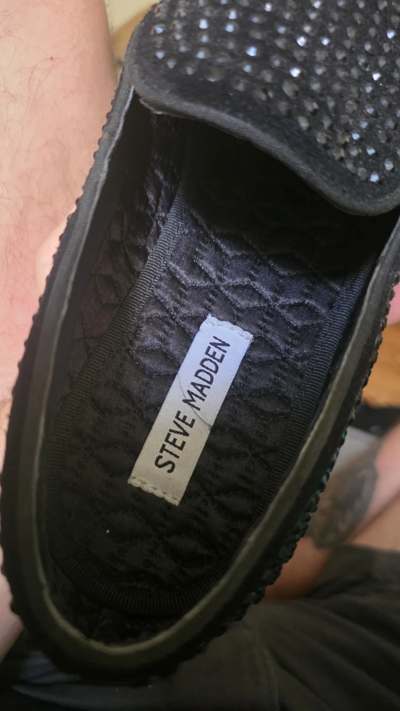Steve Madden Black Embellished Loafers - photo 4