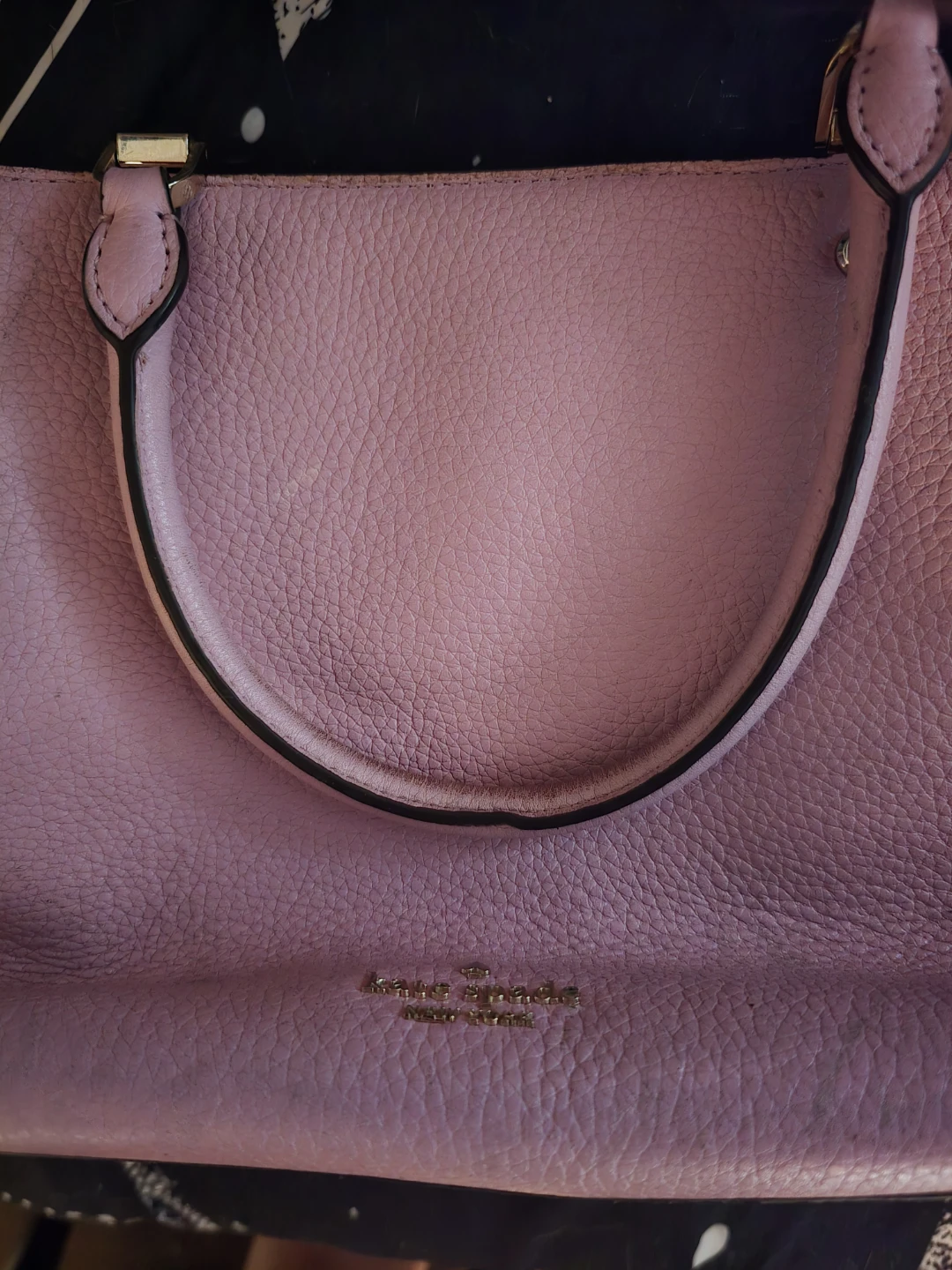 Kate Spade Pink Leather Top Handle Bag