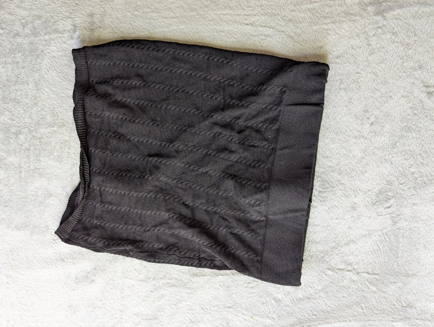 ⚽Knitwear x for love and lemon tube top black small - photo 2