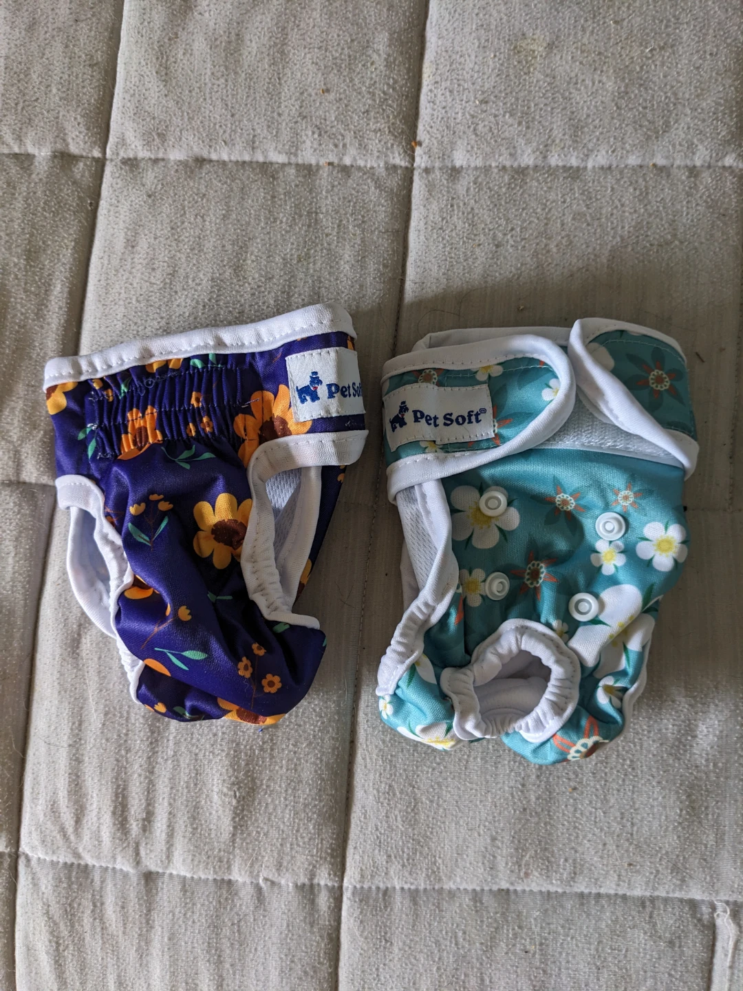 X-Small Pet Reusable Dog Diapers - 2 Pack