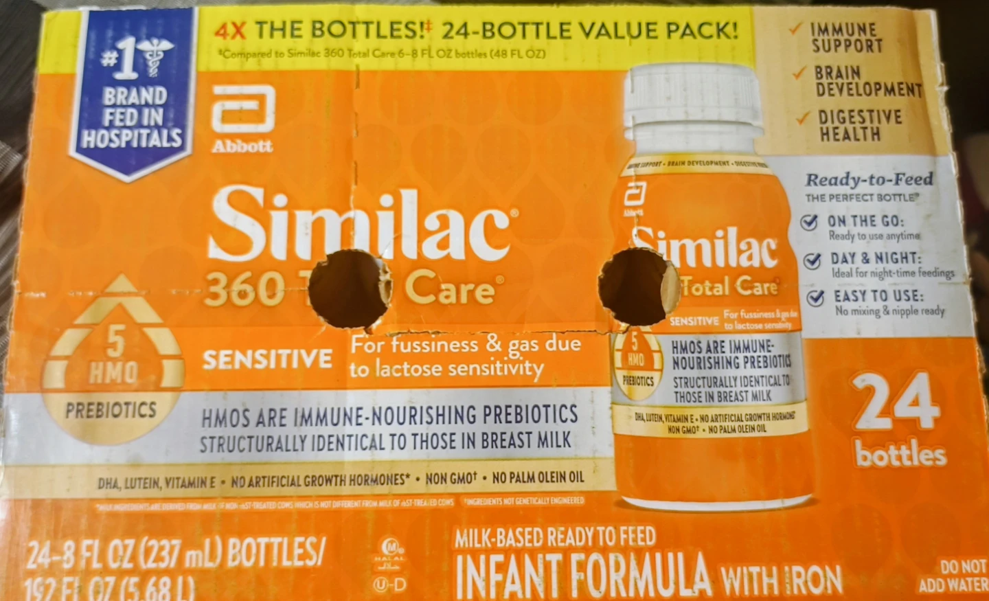 Similac 360 total care sensitive ready to use bottles - photo 2