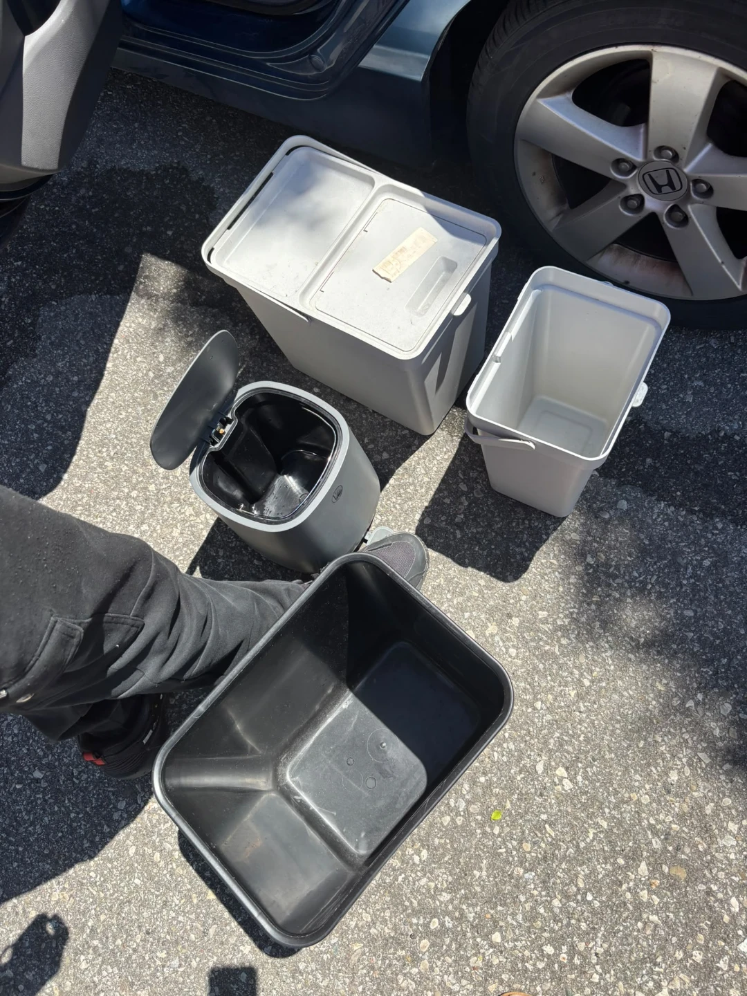 Garbage bins