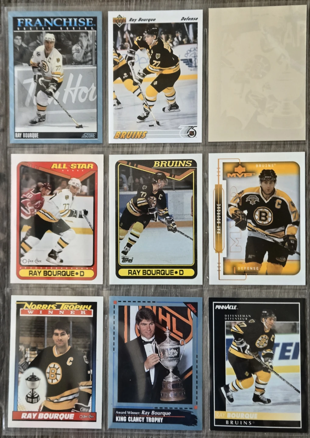 530 Vintage Card Lot, Bruins, Wings, Penguins, Nordiques - photo 4