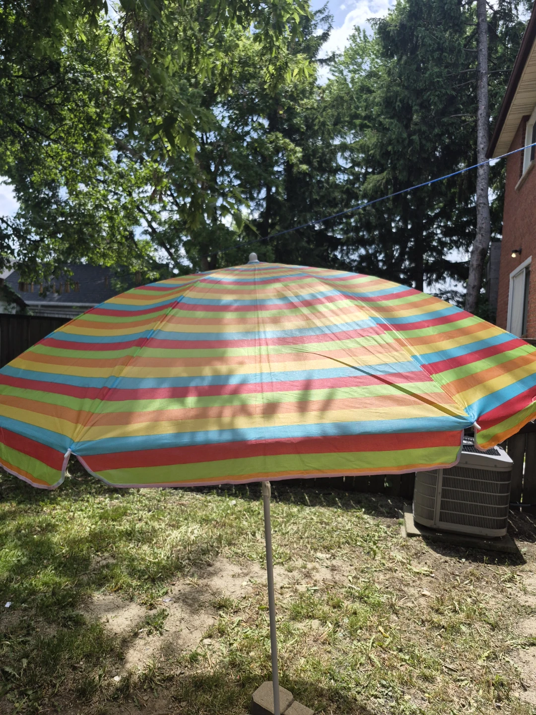 Striped Patio Umbrella - photo 2