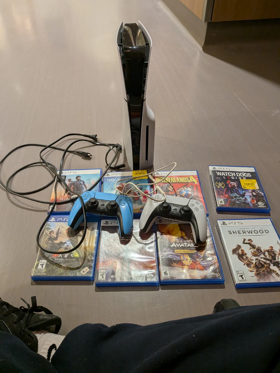 PlayStation 5 Console with Games and Controllers