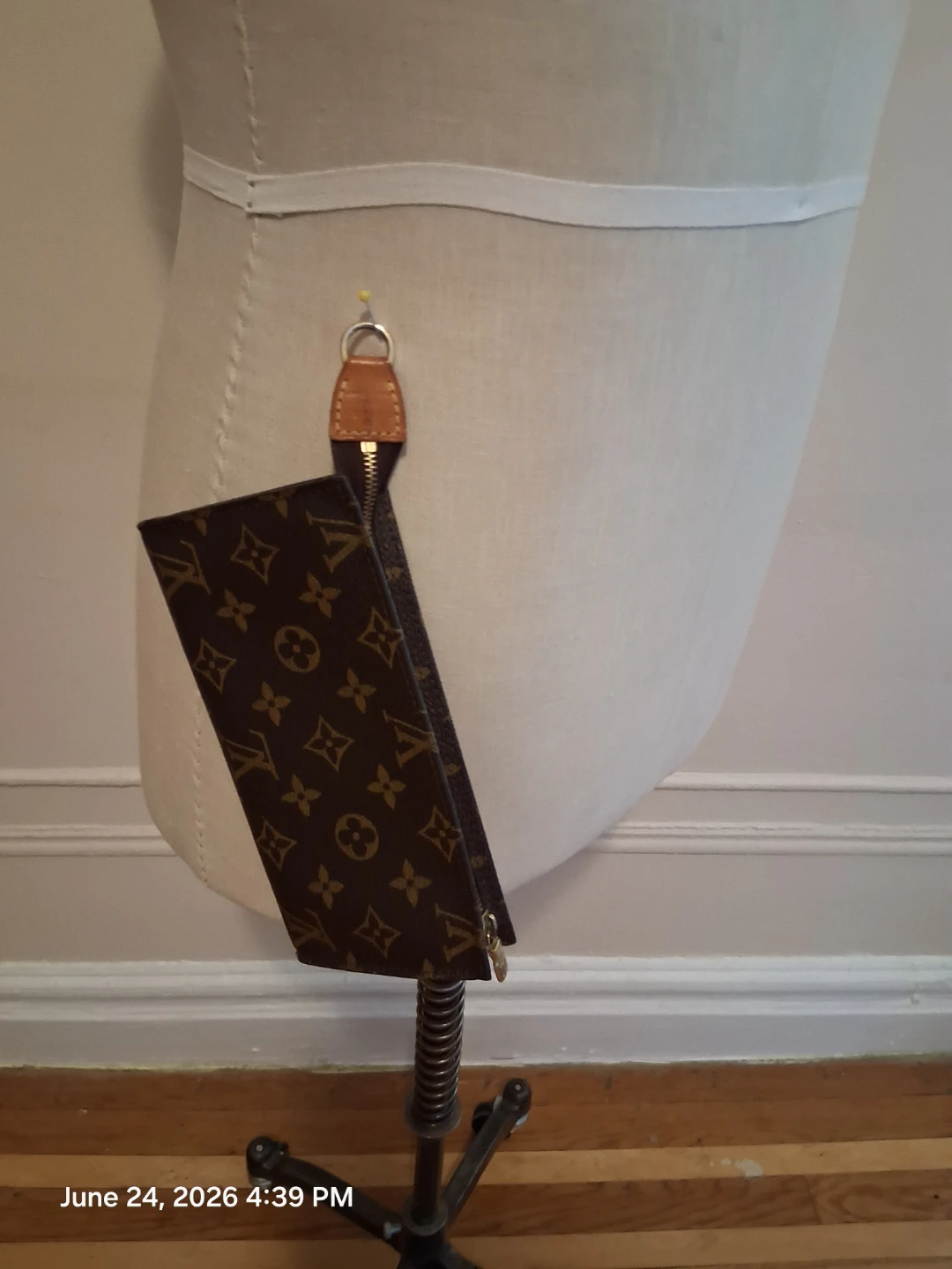 Louis Vuitton Monogram Canvas Clutch Pouch - Brown