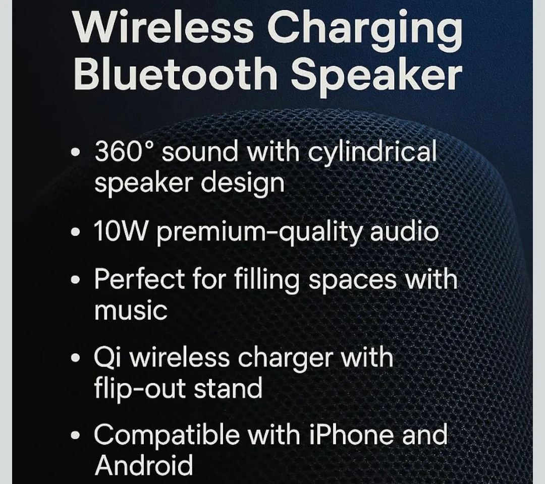 IQ Wave Home Speaker with Wireless Charger - photo 4
