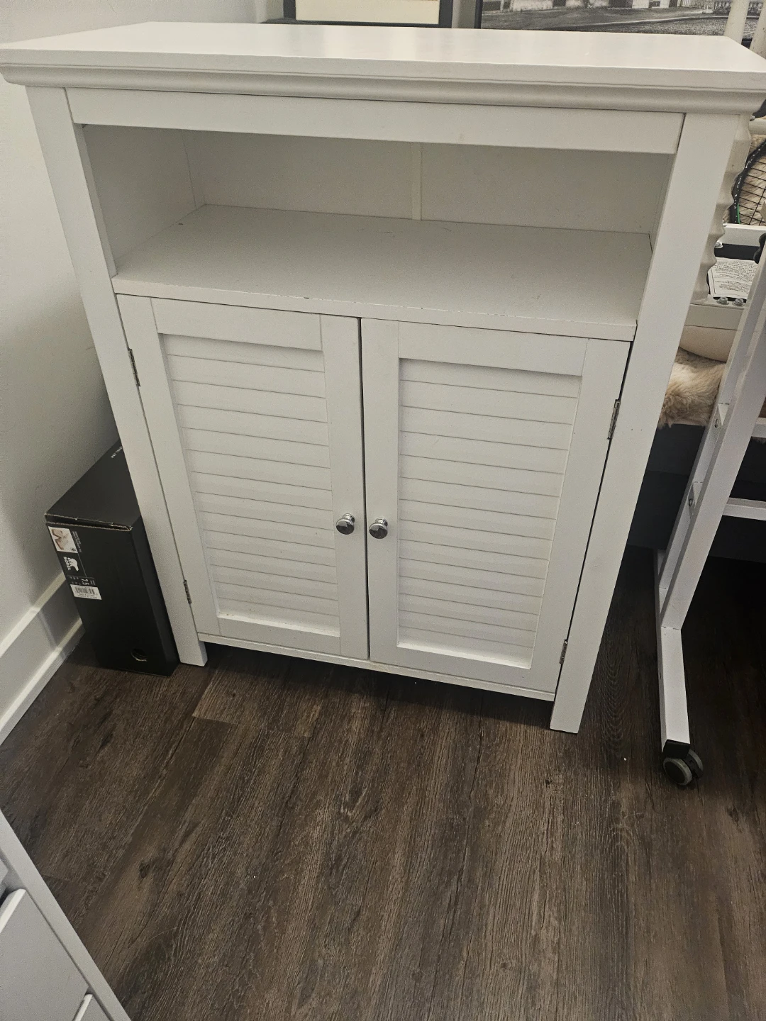 White Storage Cabinet