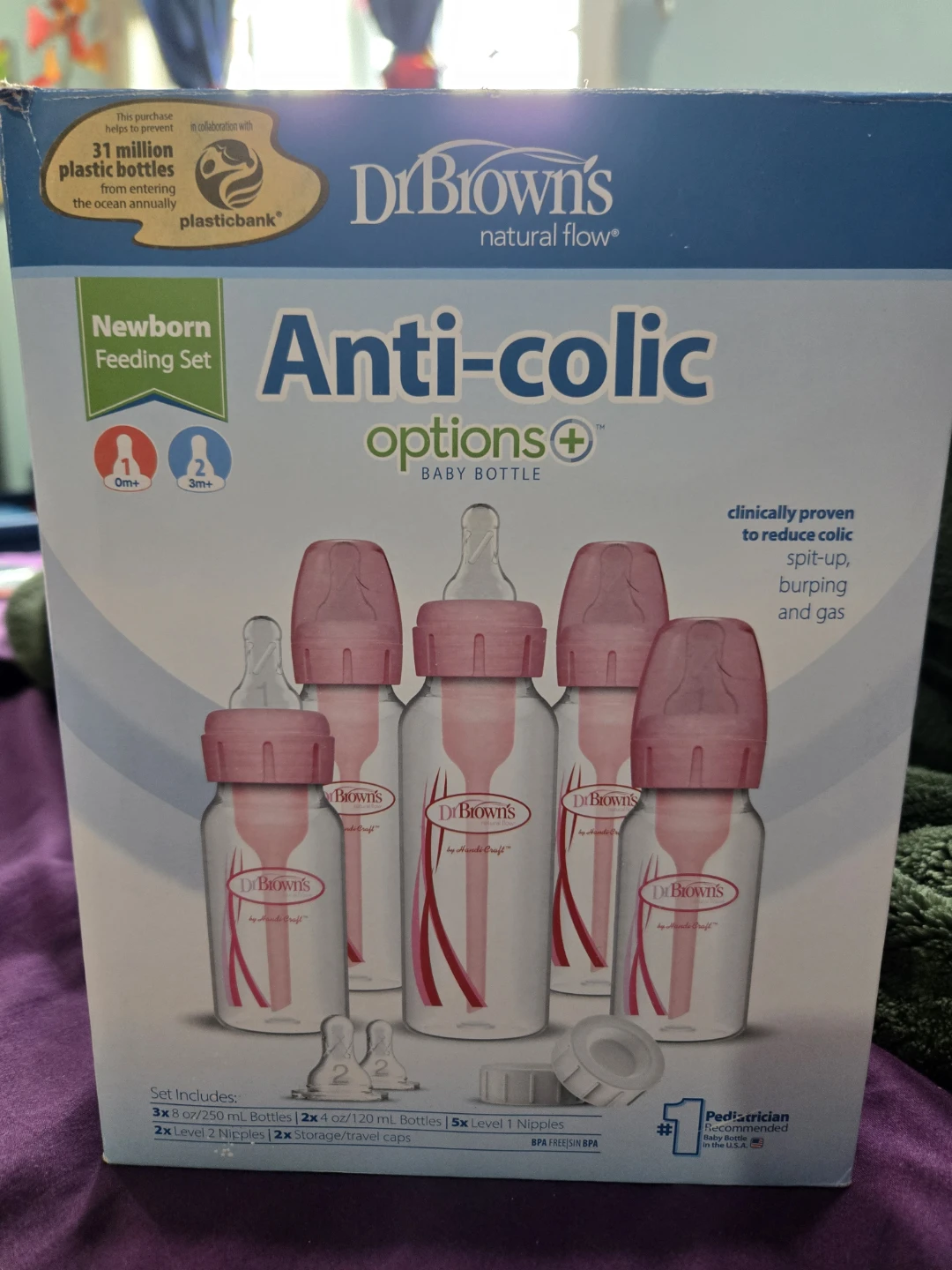 FREE Dr. Brown's Anti-Colic Options+ Newborn Feeding Set