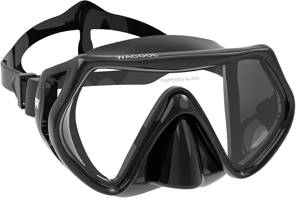 Black Diving Mask with Tempered Glass - photo 3