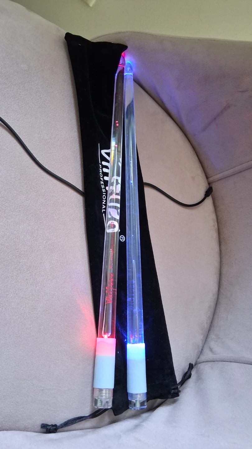 Drum Sticks Rechargeable Color Changing LED W Storage Bag - photo 2