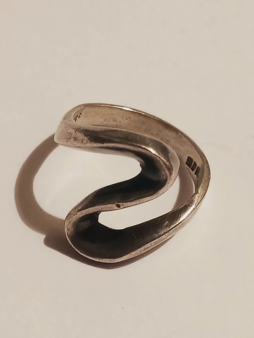 Taxco Mexico Signed Sterling Silver 925 Swirl Ring.9. - photo 2