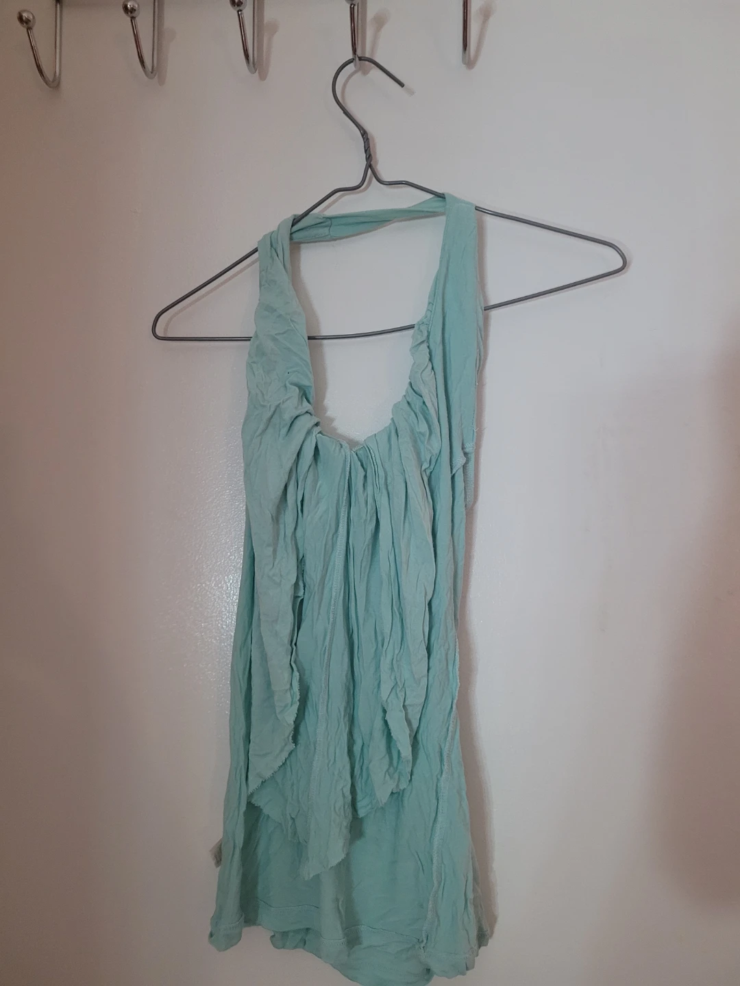 Mint Green Halter Neck Tank Top
