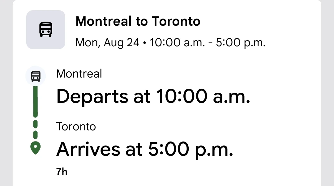Toronto to Montreal MegaBus Tickets (Return) - photo 2