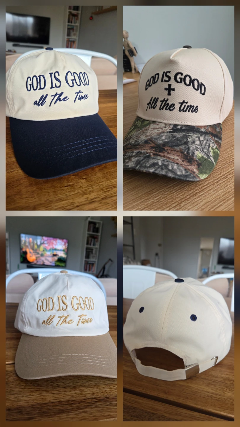 "God Is Good" Two-Tone Hat – Unisex *new
