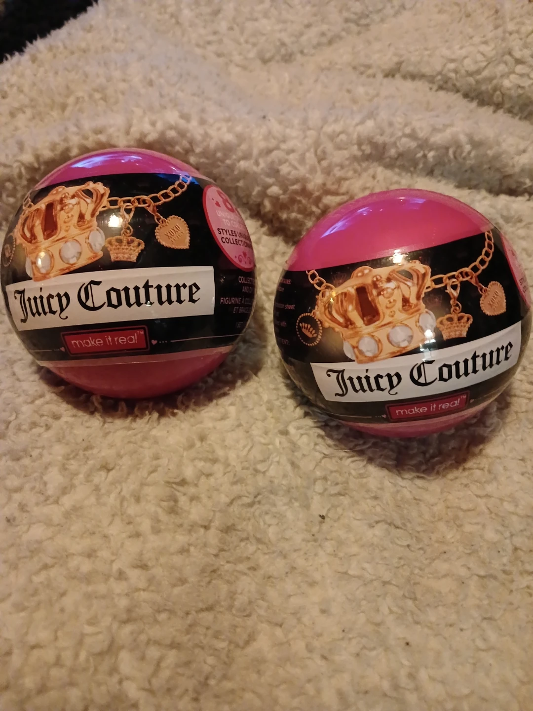 2 Juicy Couture Balls