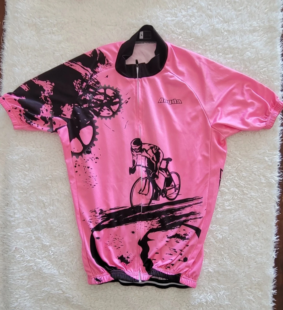 EUC Pink Cycling Jersey - Large