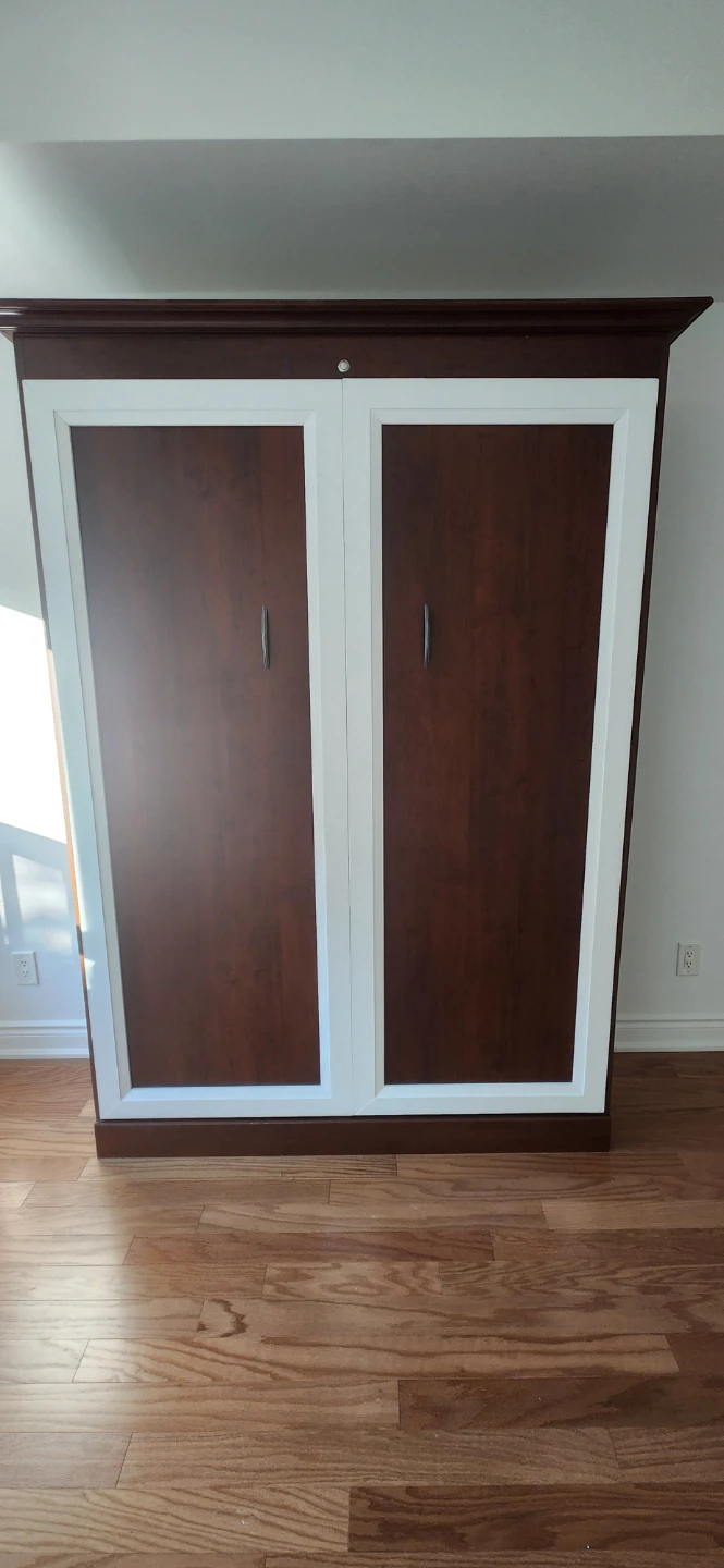 Queen size Murphy Bed with Cabinet - photo 2